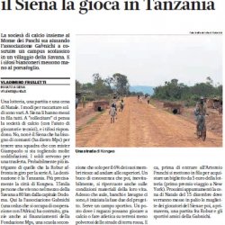 La partita più importante il Siena la gioca in Tanzania