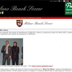 Sport for Africa 2007, MBS a Siena