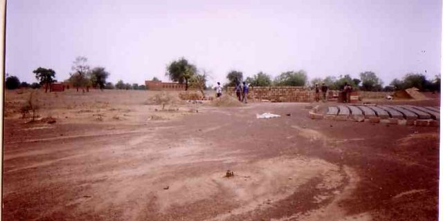 Vista dell'area di cantiere