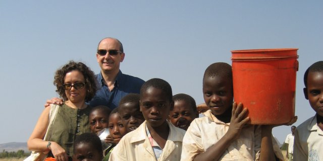 Enrico e Maria Pia a Mkoka