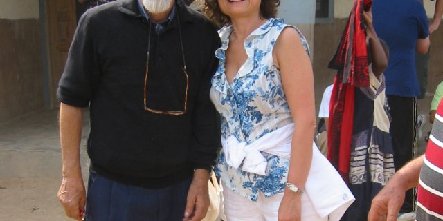 Maria Pia con Padre Egidio