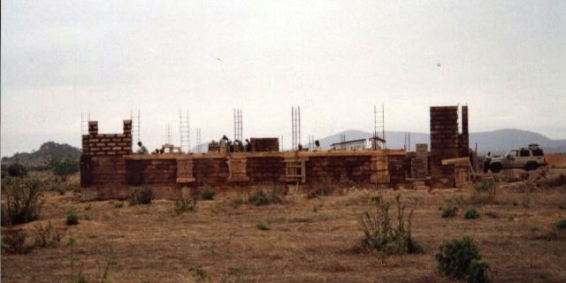 Vista di insieme del cantiere