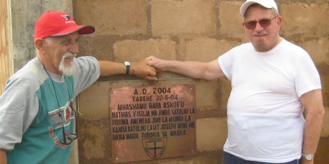 Corrado durante la prima edizione di Sport for Africa