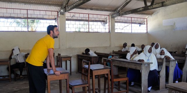 Insegnare inglese e italiano a Zanzibar